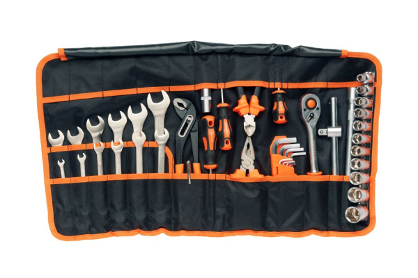 Набор инструментов в сумке MAXPILER MXT-44-SB (44 предмета, 1/2", CrV, сумка "Оксфорд")