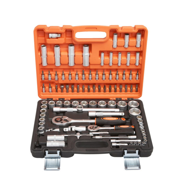 Набор инструментов MAXPILER MXT-94-SET (94 предмета, 1/2" и 1/4", CrV)